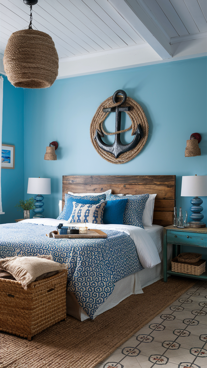 Nautical Coastal Bedroom Design