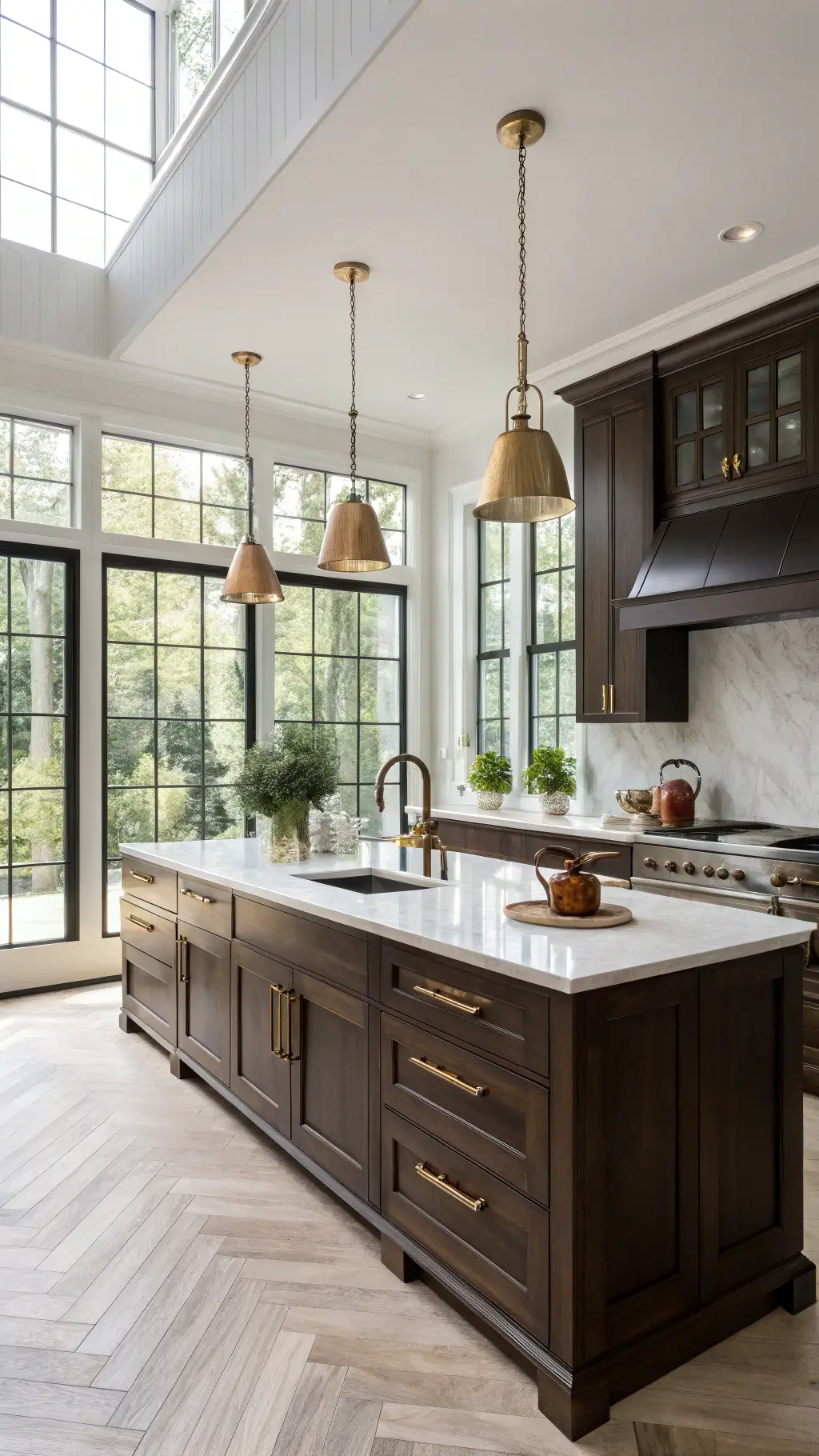 Spacious kitchen featuring shaker-style <a href=