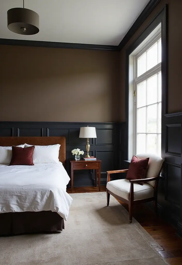 Timeless Elegance with White Trim