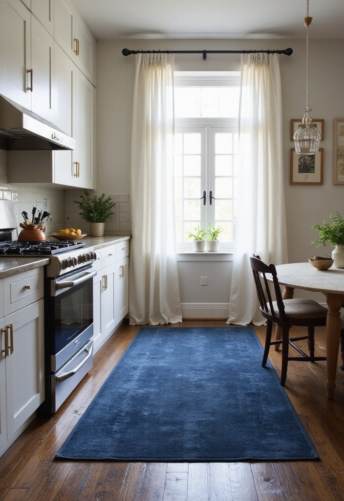 Dark Blue Kitchen Rugs