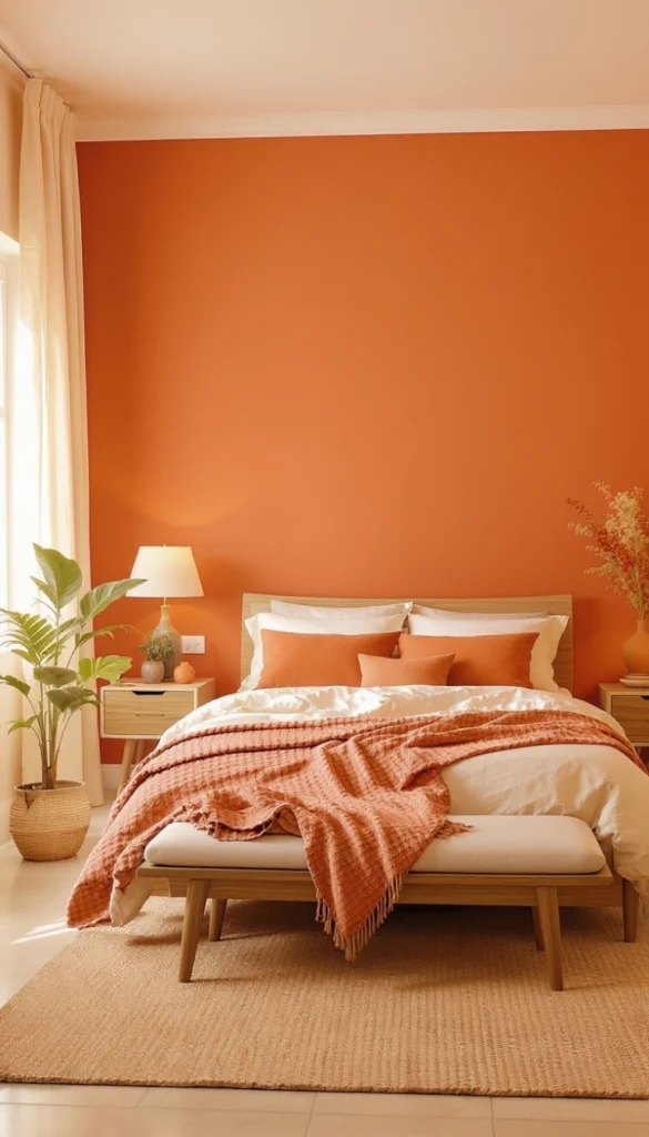 Warm Sunset Bedroom