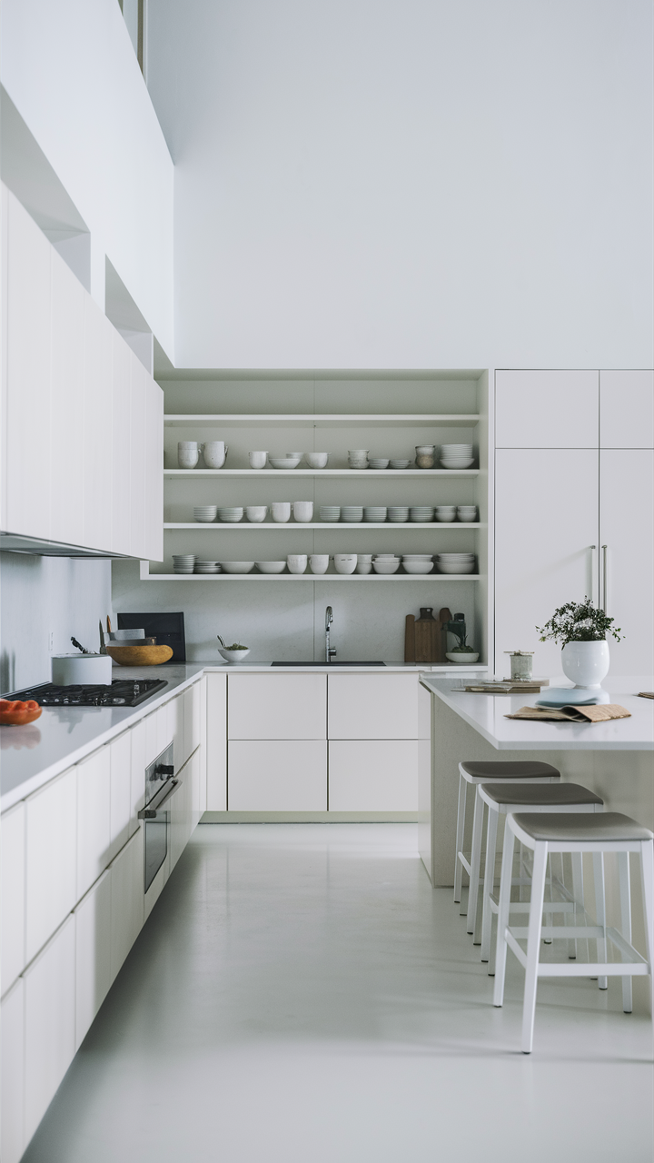 Minimalist Open Kitchen Design