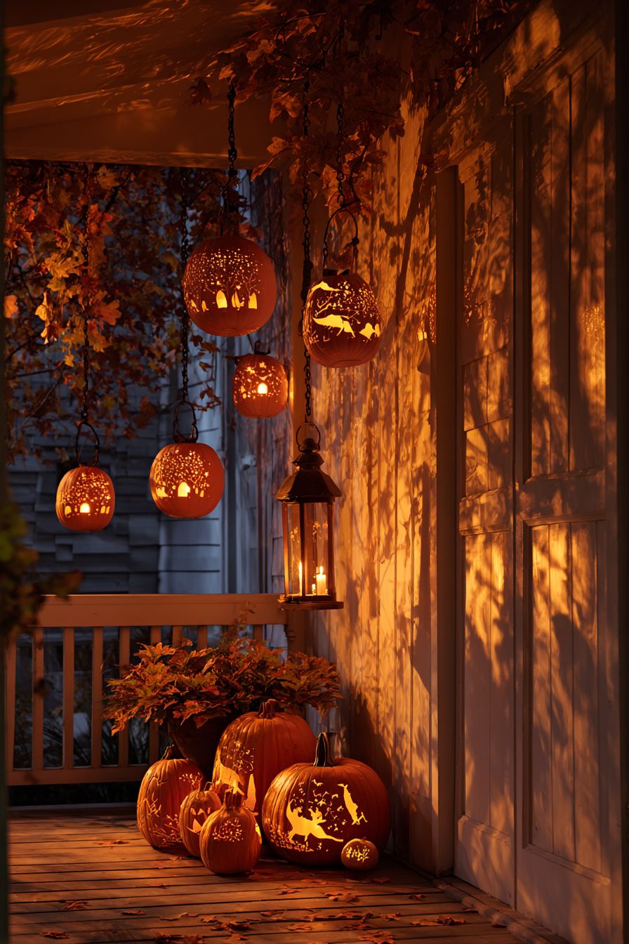 Create Rustic Pumpkin Lanterns