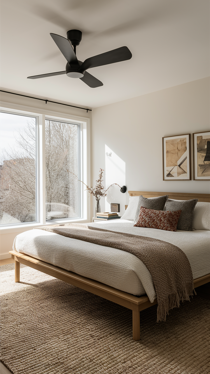 Streamlined Minimalist Master Bedroom