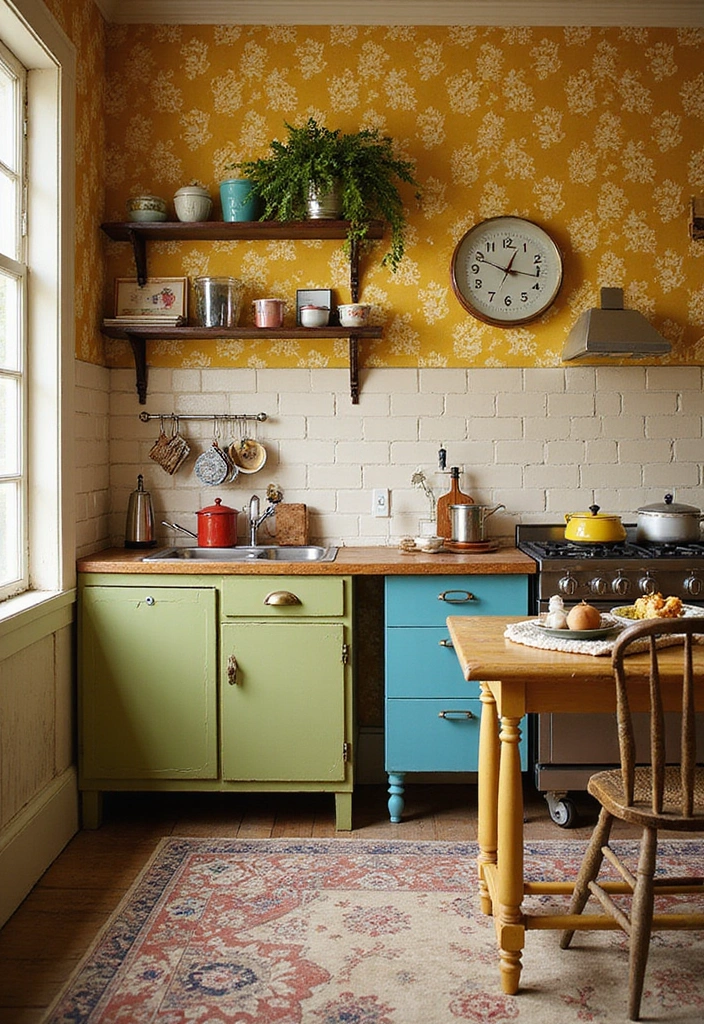 Vibrant Eclectic Style with Mustard Yellow