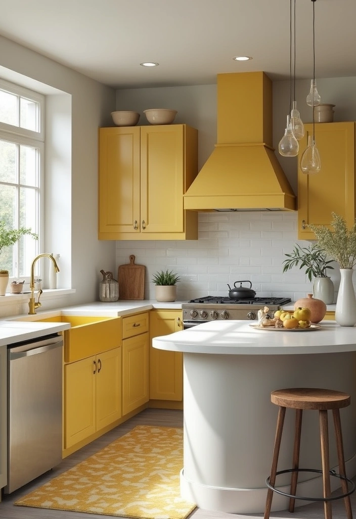 Calming Mustard Yellow and Gray Palette