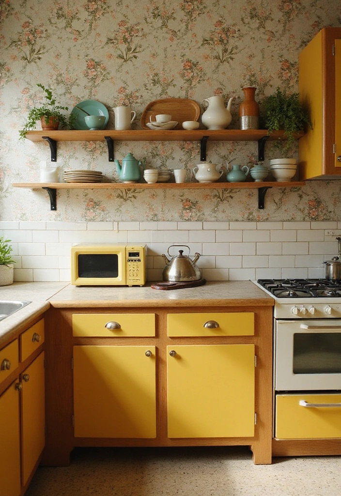 Nostalgic Charm with Mustard Yellow